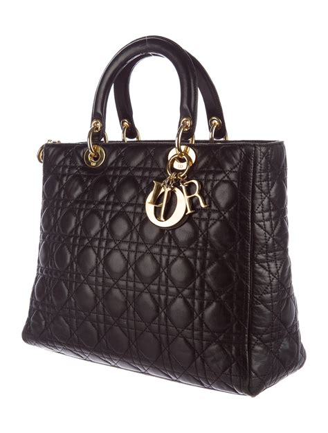 dior black bag|christian dior black handbag.